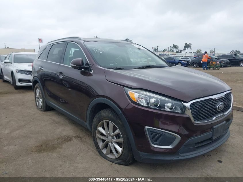 2016 Kia Sorento 3.3L Lx VIN: 5XYPG4A52GG034098 Lot: 39448417