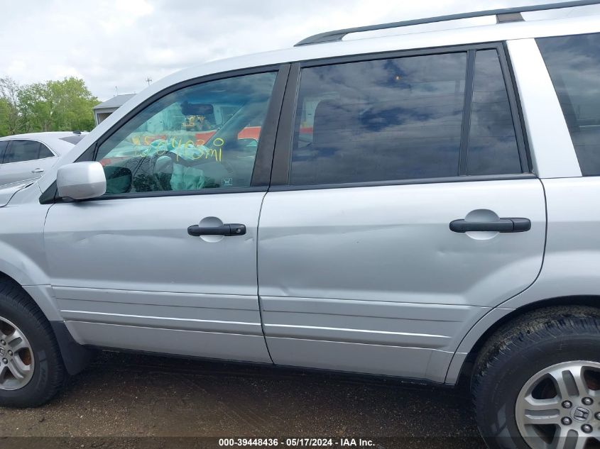 2004 Honda Pilot Ex-L VIN: 2HKYF18514H509949 Lot: 39448436