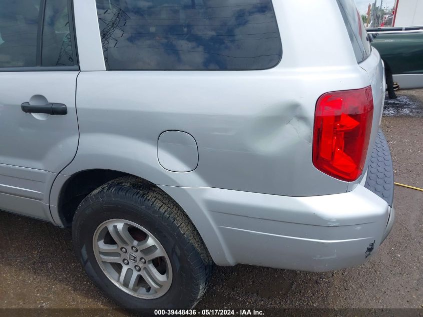 2004 Honda Pilot Ex-L VIN: 2HKYF18514H509949 Lot: 39448436