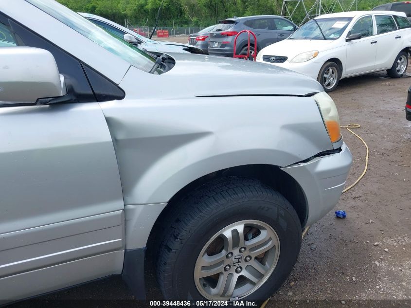 2004 Honda Pilot Ex-L VIN: 2HKYF18514H509949 Lot: 39448436