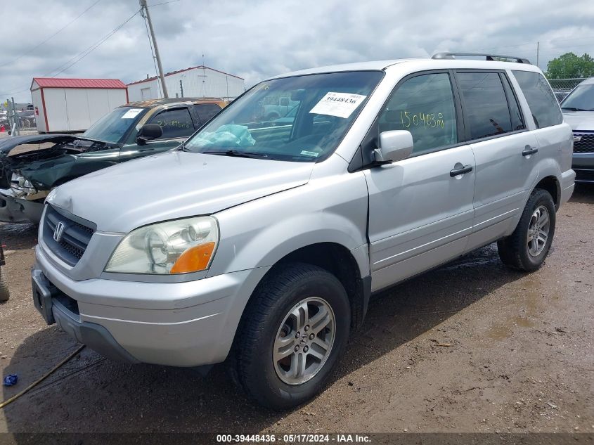 2004 Honda Pilot Ex-L VIN: 2HKYF18514H509949 Lot: 39448436