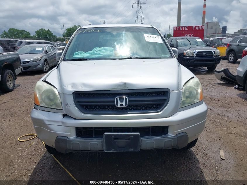 2004 Honda Pilot Ex-L VIN: 2HKYF18514H509949 Lot: 39448436