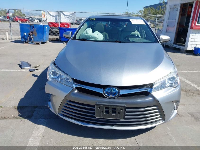 2017 TOYOTA CAMRY HYBRID XLE - 4T1BD1FK0HU225112