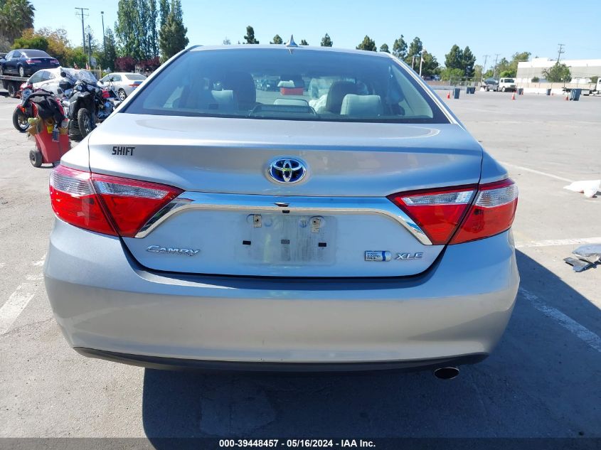 2017 TOYOTA CAMRY HYBRID XLE - 4T1BD1FK0HU225112