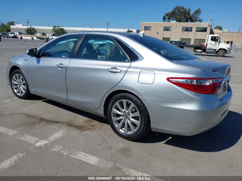 2017 TOYOTA CAMRY HYBRID XLE - 4T1BD1FK0HU225112