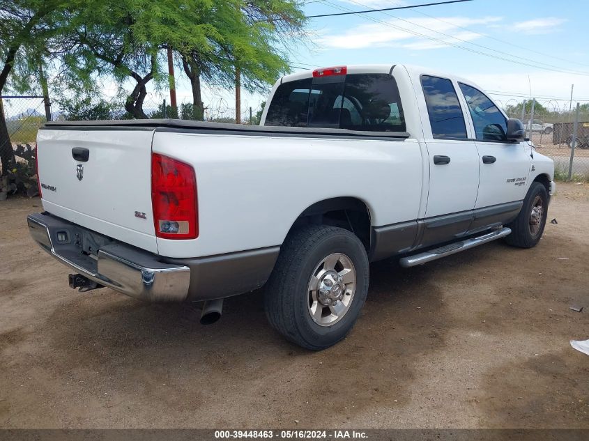 2006 Dodge Ram 2500 Slt/Sport VIN: 3D7KR28C16G110638 Lot: 39448463