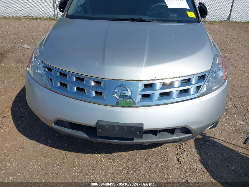 2005 Nissan Murano S VIN: JN8AZ08W35W416152 Lot: 39448499