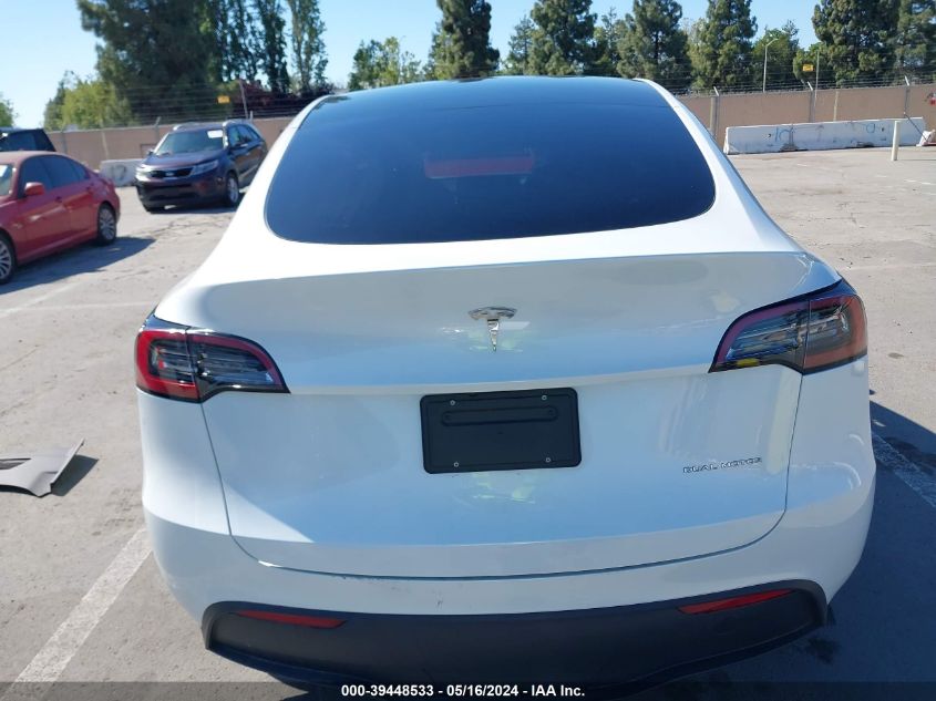 2023 Tesla Model Y Awd/Long Range Dual Motor All-Wheel Drive VIN: 7SAYGDEE3PA135947 Lot: 39448533