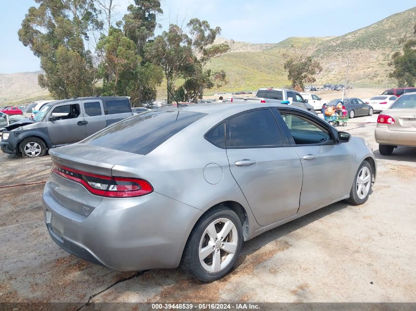 2015 Dodge Dart Sxt VIN: 1C3CDFBB9FD415973 Lot: 39448539