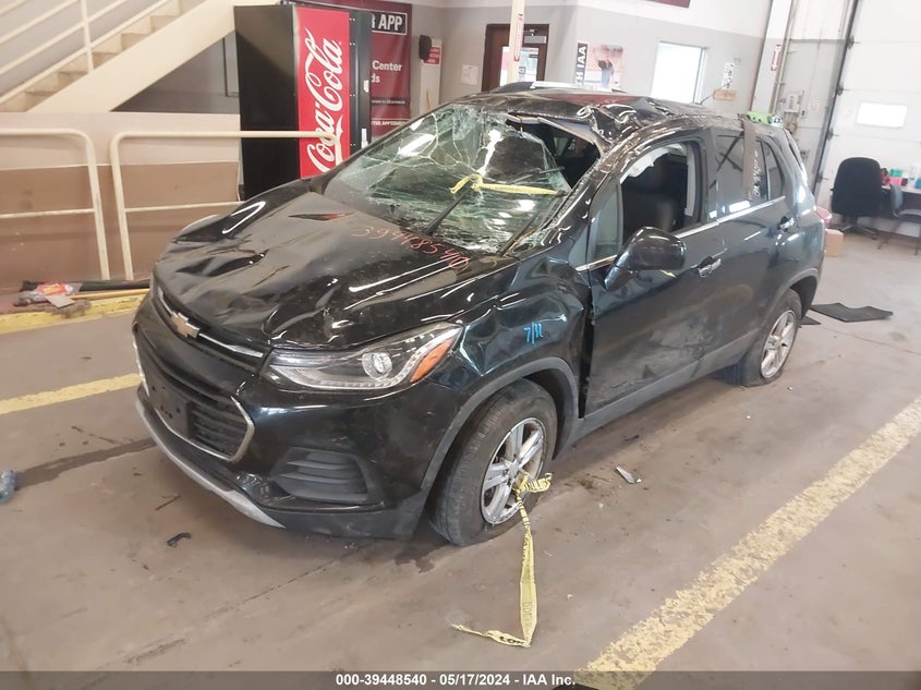VIN 3GNCJPSB2JL160197 2018 CHEVROLET TRAX LT