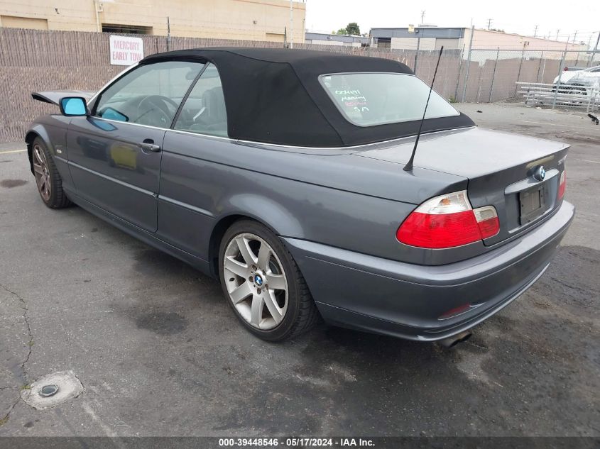 2003 BMW 325 Ci VIN: WBABS33463PG90576 Lot: 39448546