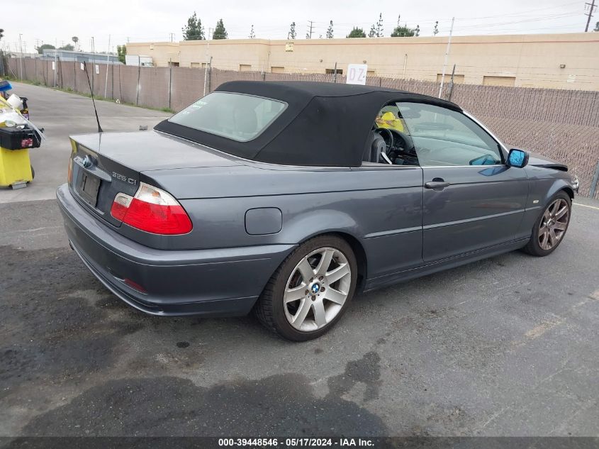 2003 BMW 325 Ci VIN: WBABS33463PG90576 Lot: 39448546