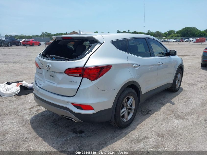 2017 Hyundai Santa Fe Sport 2.4L VIN: 5XYZT3LBFHG382783 Lot: 39448549