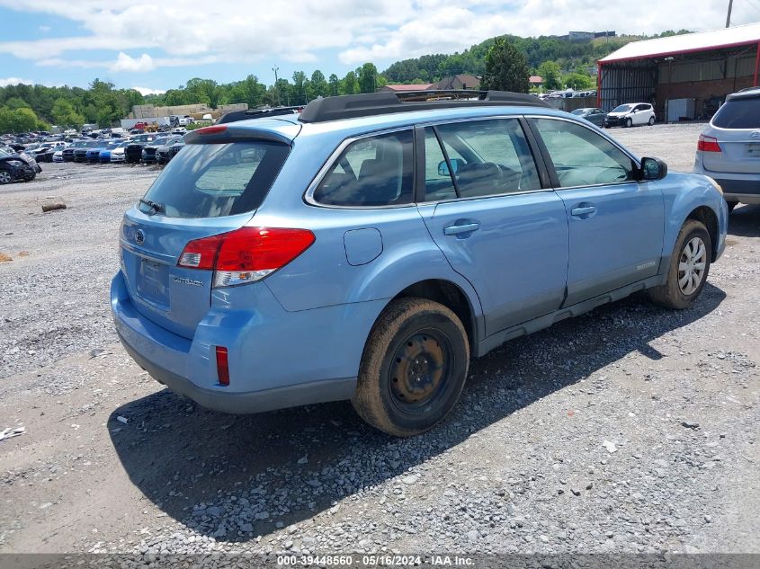 2010 Subaru Outback 2.5I VIN: 4S4BRCAC0A3370711 Lot: 39448560