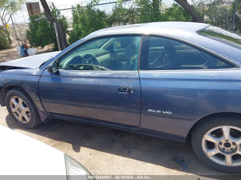 2000 Toyota Camry Solara Sle V6 VIN: 2T1CF28P4YC275381 Lot: 39448561