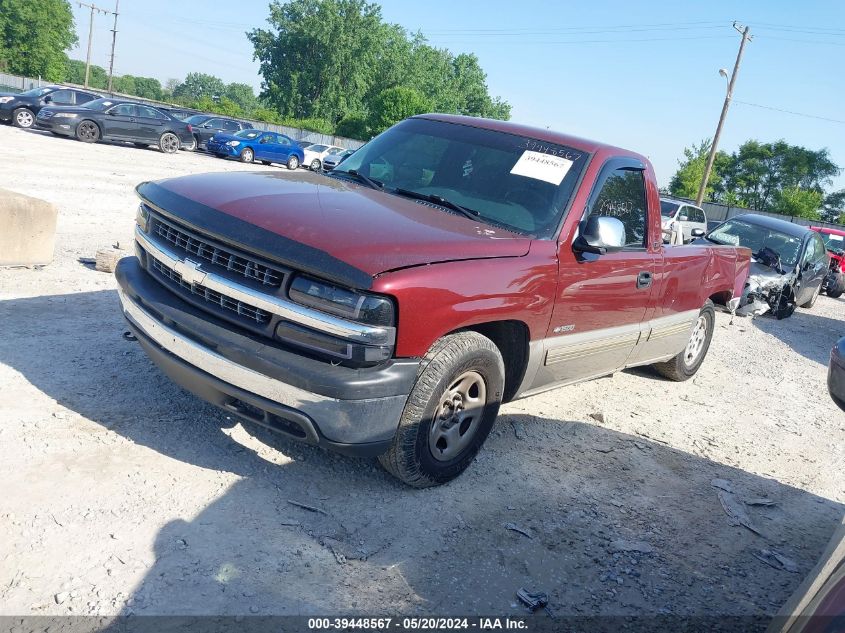 2001 Chevrolet Silverado 1500 Ls VIN: 1GCEC14V41Z202734 Lot: 39448567