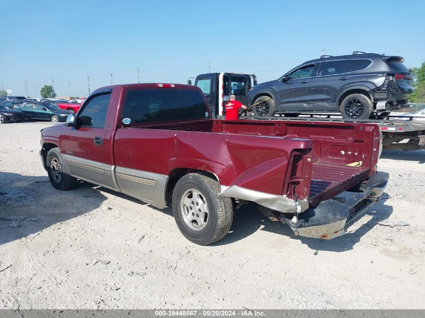 2001 Chevrolet Silverado 1500 Ls VIN: 1GCEC14V41Z202734 Lot: 39448567