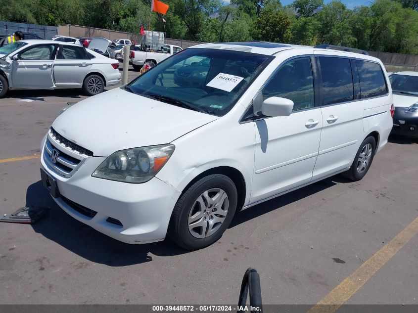 2006 Honda Odyssey Ex-L VIN: 5FNRL38636B460756 Lot: 39448572