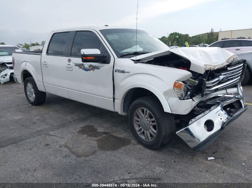 2013 Ford F-150 Lariat VIN: 1FTFW1CF9DFA64622 Lot: 39448574