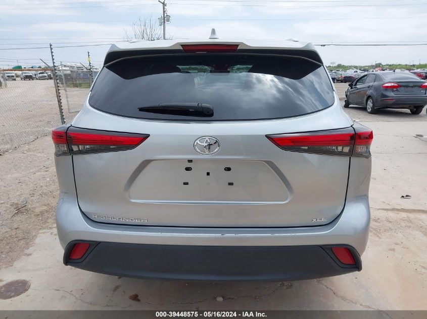 2023 Toyota Highlander Xle VIN: 5TDKDRAH9PS503703 Lot: 39448575