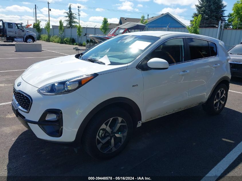 2020 Kia Sportage Lx VIN: KNDPMCAC3L7807881 Lot: 39448578