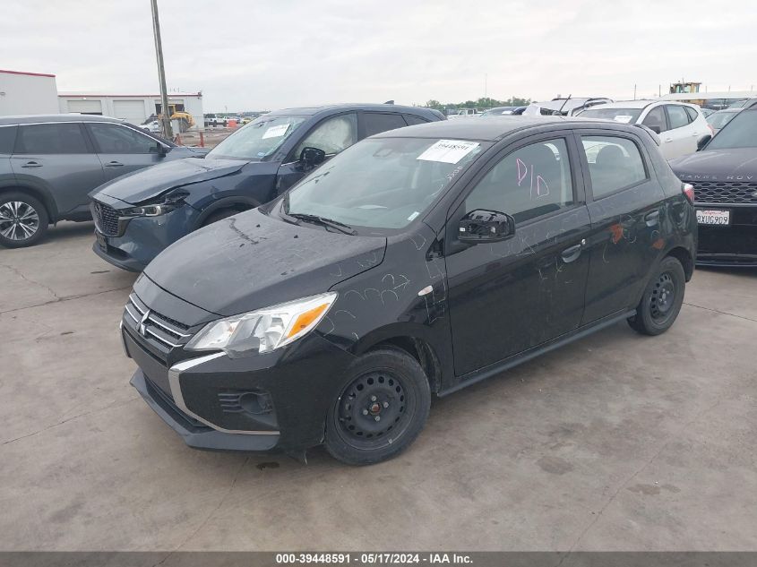 2021 Mitsubishi Mirage Es/Le/Carbonite Edition VIN: ML32AUHJ2MH012090 Lot: 39448591