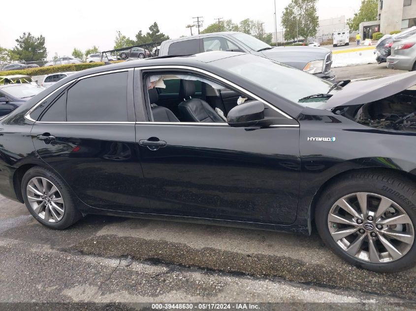 2017 Toyota Camry Hybrid Xle VIN: 4T1BD1FK5HU218351 Lot: 39448630