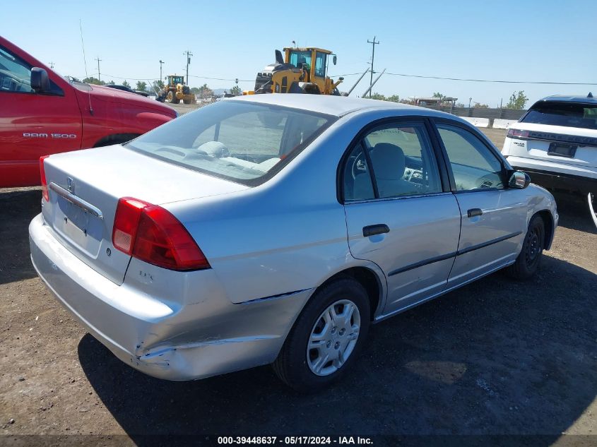 2001 Honda Civic Dx VIN: 2HGES16271H507894 Lot: 39448637