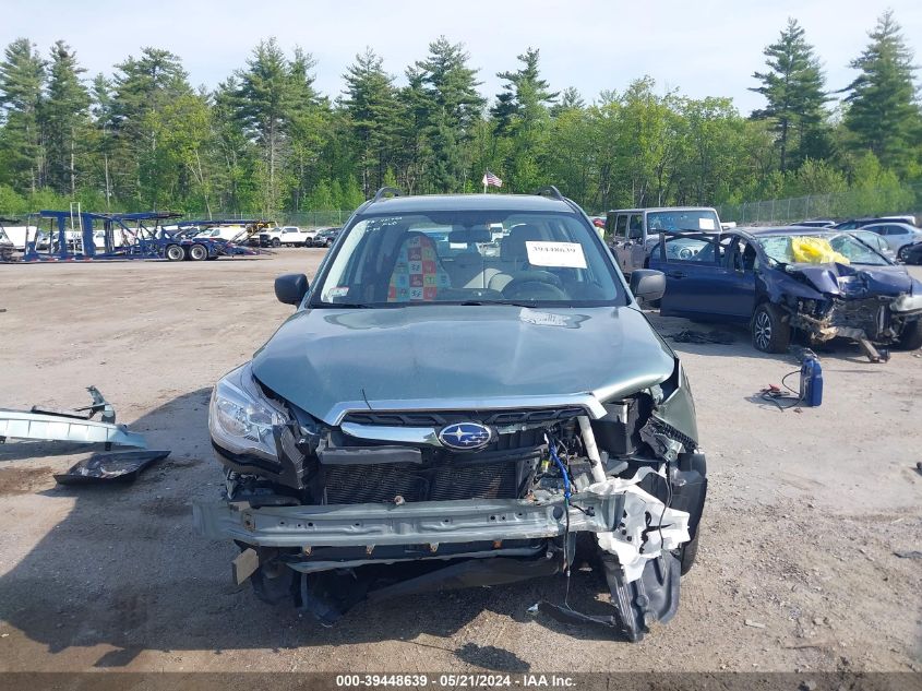 2018 Subaru Forester 2.5I VIN: JF2SJABC9JH602337 Lot: 39448639