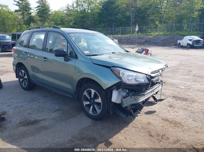 2018 Subaru Forester 2.5I VIN: JF2SJABC9JH602337 Lot: 39448639