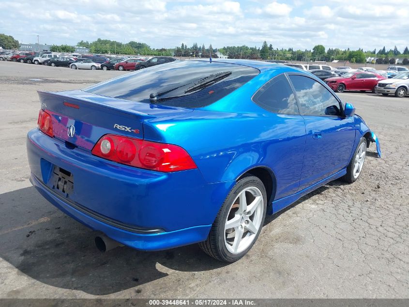 2006 Acura Rsx Type S VIN: JH4DC53096S009325 Lot: 39448641