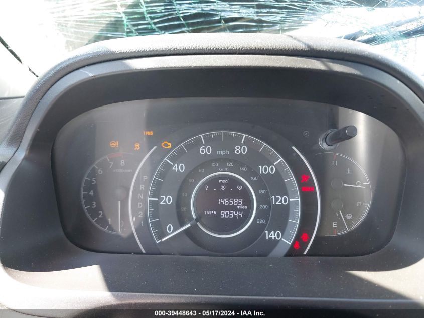 2013 Honda Cr-V Ex VIN: 3CZRM3H5XDG703338 Lot: 39448643