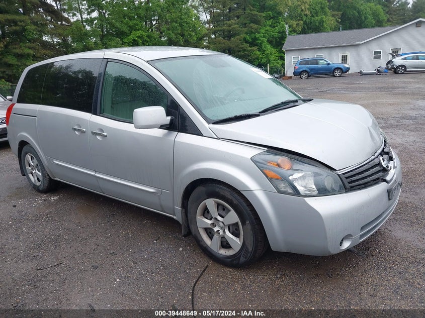 2008 Nissan Quest 3.5 VIN: 5N1BV28U48N109830 Lot: 39448649