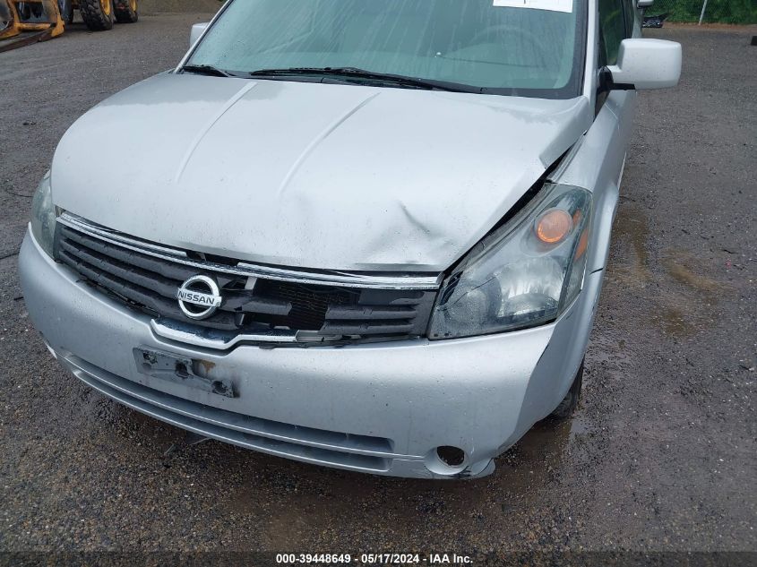 2008 Nissan Quest 3.5 VIN: 5N1BV28U48N109830 Lot: 39448649