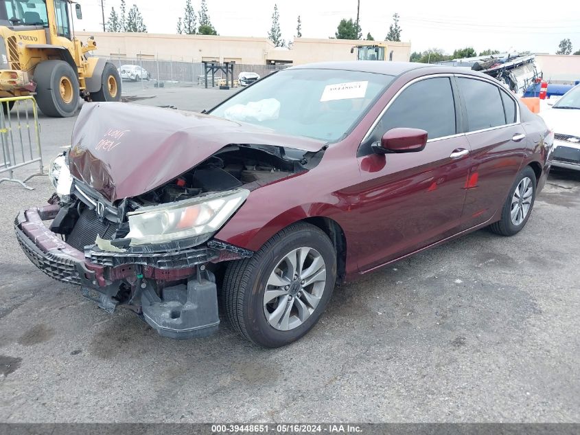 2013 Honda Accord Lx VIN: 1HGCR2F36DA211995 Lot: 39448651