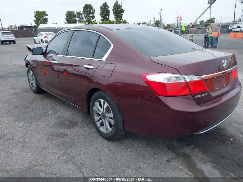 2013 Honda Accord Lx VIN: 1HGCR2F36DA211995 Lot: 39448651