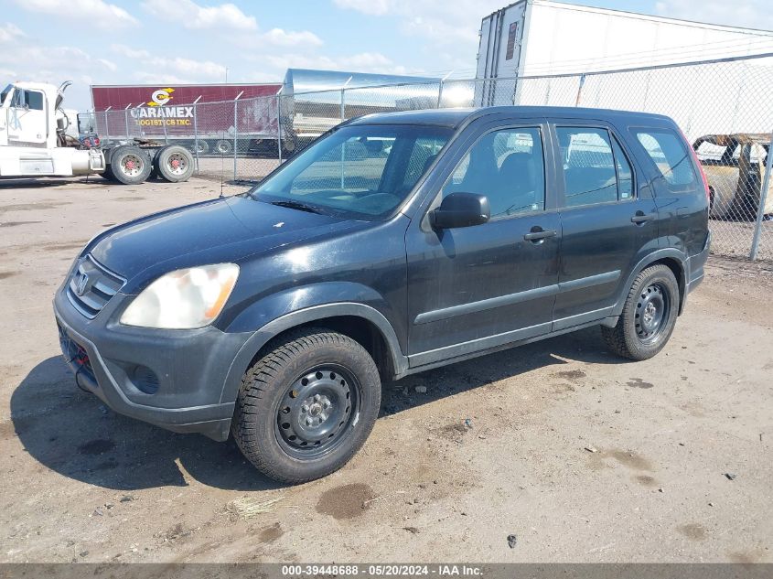 2005 Honda Cr-V Lx VIN: JHLRD68555C019201 Lot: 39448688