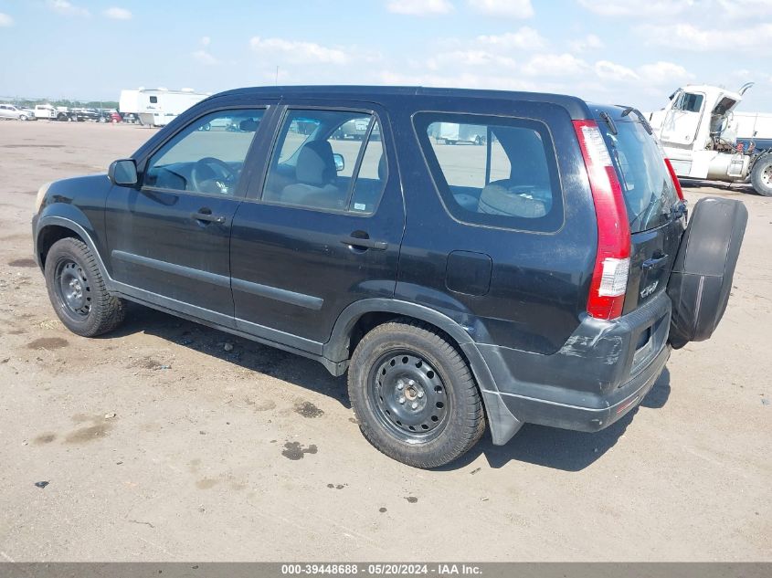 2005 Honda Cr-V Lx VIN: JHLRD68555C019201 Lot: 39448688