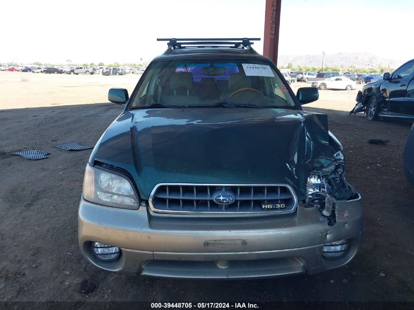 2003 Subaru Outback H6-3.0 L.l. Bean Edition VIN: 4S3BH806637653884 Lot: 39448705