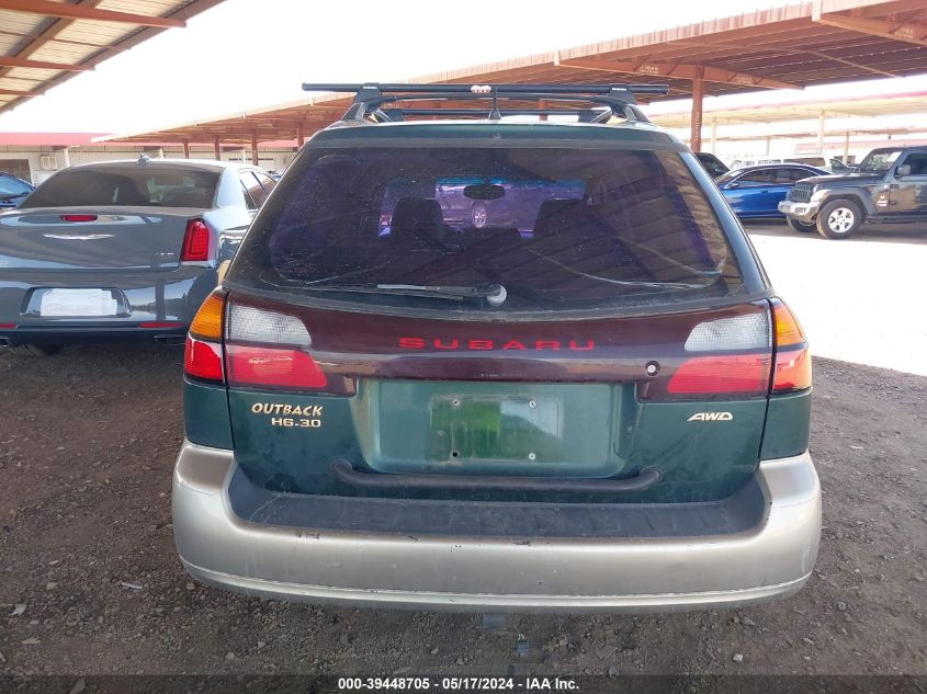 2003 Subaru Outback H6-3.0 L.l. Bean Edition VIN: 4S3BH806637653884 Lot: 39448705