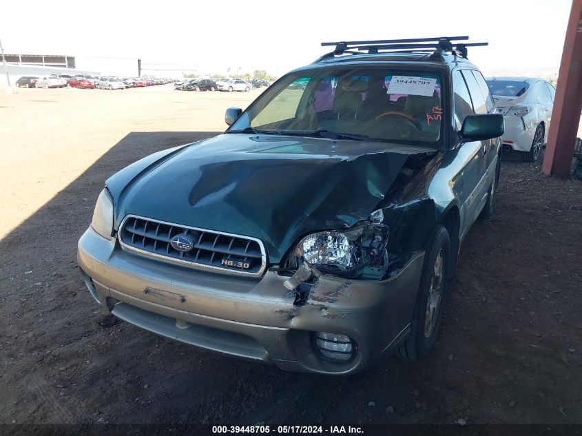 2003 Subaru Outback H6-3.0 L.l. Bean Edition VIN: 4S3BH806637653884 Lot: 39448705