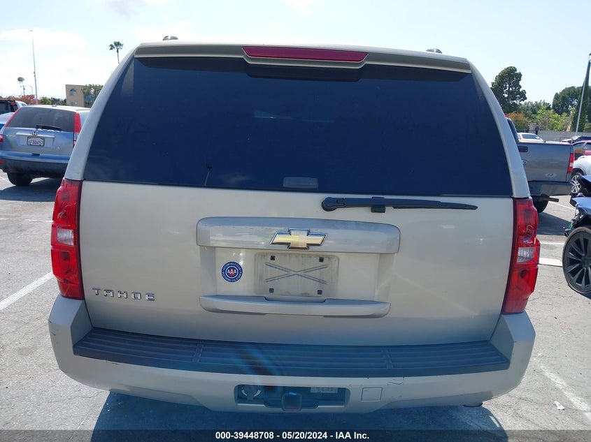 2007 Chevrolet Tahoe Lt VIN: 1GNFC13007R169452 Lot: 39448708