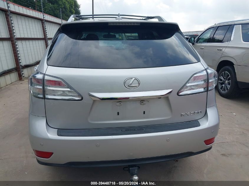 2011 Lexus Rx 350 VIN: 2T2ZK1BA0BC047238 Lot: 39448718