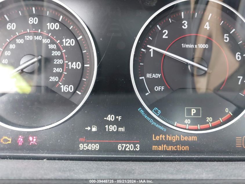 2015 BMW 328I VIN: WBA3A5C51FP603955 Lot: 39448725