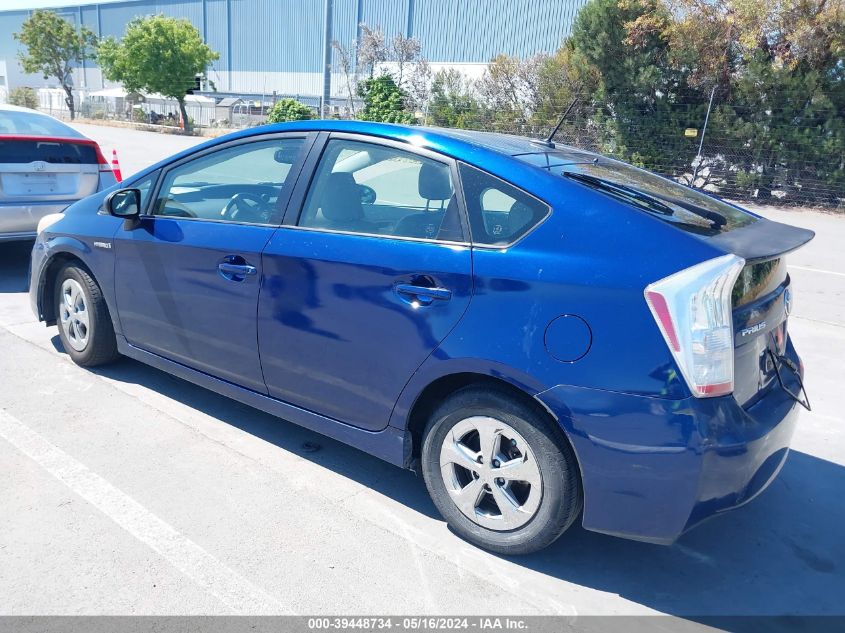 2011 Toyota Prius Four VIN: JTDKN3DU8B0301806 Lot: 39448734