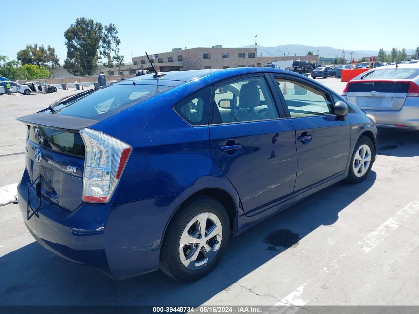 2011 Toyota Prius Four VIN: JTDKN3DU8B0301806 Lot: 39448734