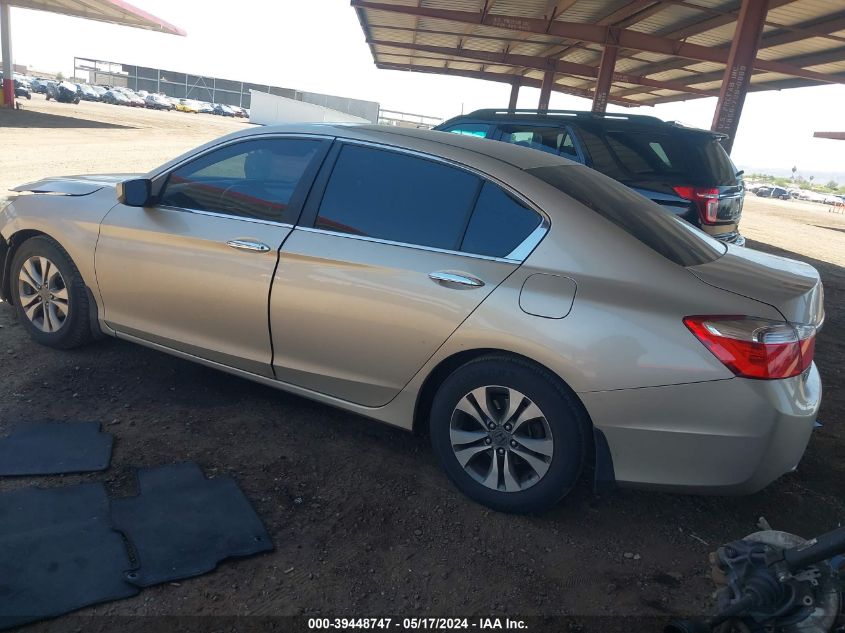 2014 Honda Accord Lx VIN: 1HGCR2F36EA022927 Lot: 39448747