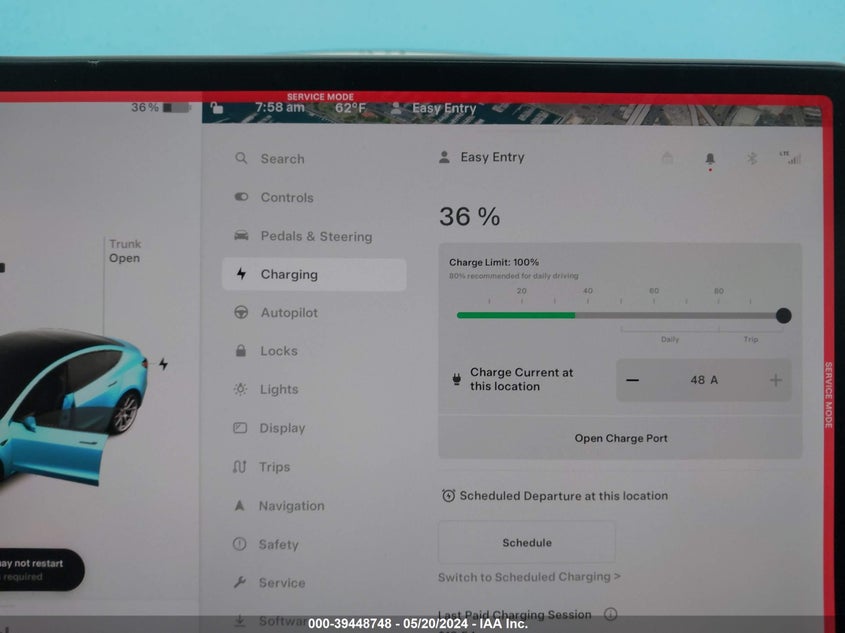 VIN 5YJ3E1EB3KF387968 2019 TESLA MODEL 3