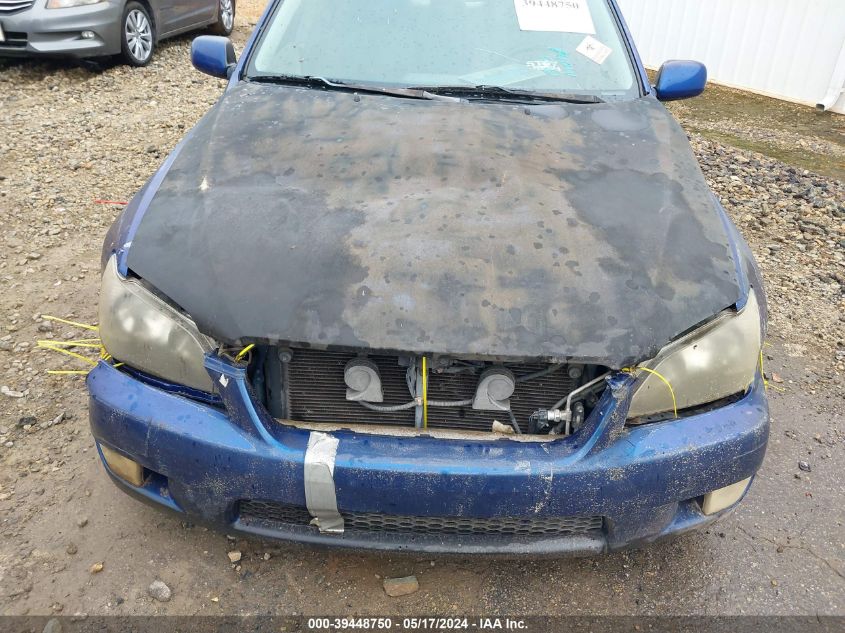 2001 Lexus Is 300 Base (A5) VIN: JTHBD182410019580 Lot: 39448750