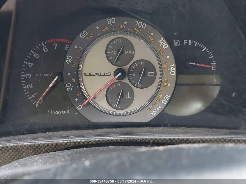 2001 Lexus Is 300 Base (A5) VIN: JTHBD182410019580 Lot: 39448750